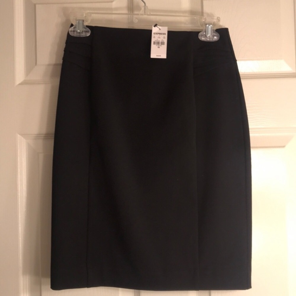 Express Black Pencil Skirt